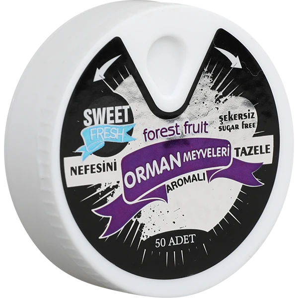 Orman Meyve Aromalı Şekersiz Tablet Şekerleme küçük görsel