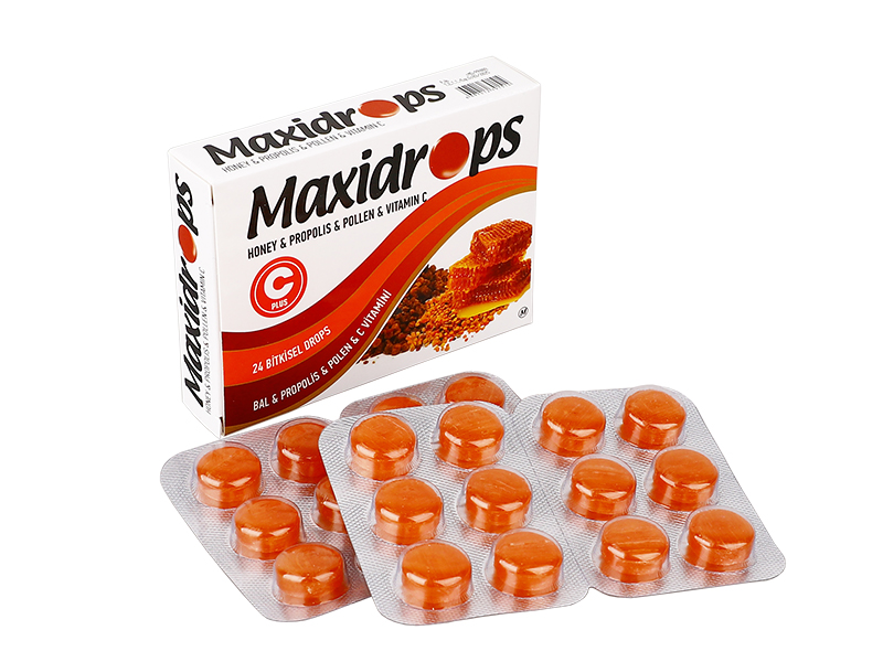 Maxidrops Bal - Propolis - Polen - C Vitamin Boğaz Pastili