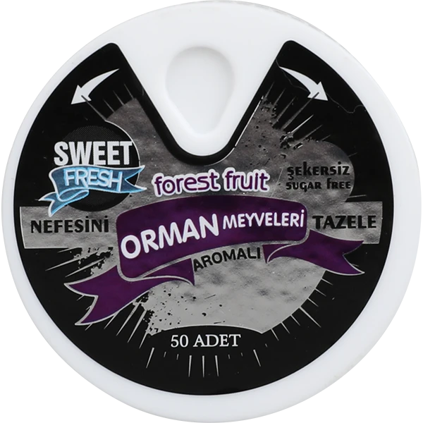 Orman Meyve Aromalı Şekersiz Tablet Şekerleme küçük görsel