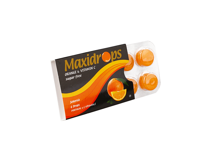 Maxidrops Portakal - C Vitamin Cep Boğaz Pastili